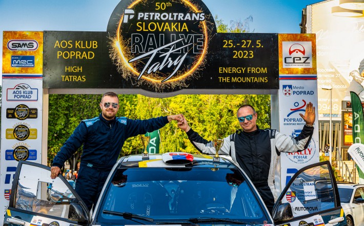 3. miesto v Slovakia Rallye Tatry 2023